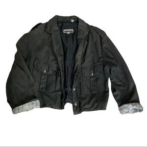 Vintage 90s genuine leather jacket